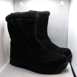 Sorel Waterfall Suede Winter Snow Boot Black 9.5